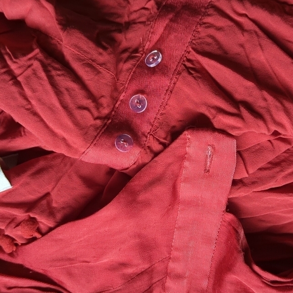 The Jetset Diaries Leone Mini Wrap Dress Red  Medium JCD Slip Dress Vday - Picture 14 of 16